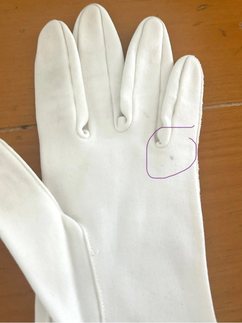 Vintage Doette Deluxe White Cotton Dress Gloves 50s 60s Bridal